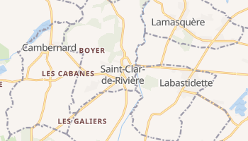 Сен-Клар - детальная карта