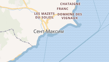 Сент-Максим - детальная карта