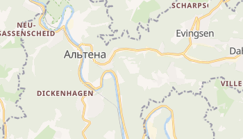 Альтена - детальная карта