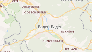 Баден-Баден - детальная карта