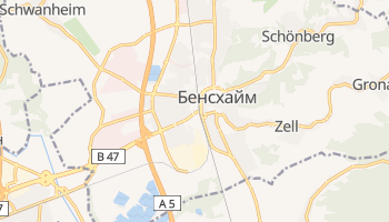 Бенсхайм - детальная карта