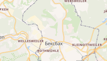 Бексбах - детальная карта