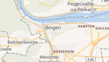 Бинген-на-Рейне - детальная карта