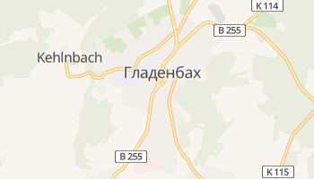 Гладенбах - детальная карта