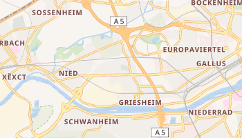 Грисхайм - детальная карта