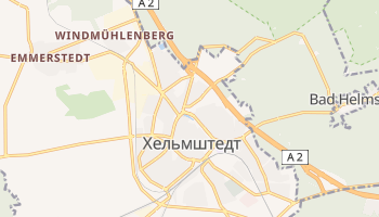 Хельмштедт - детальная карта