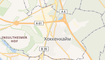 Хоккенхайм - детальная карта