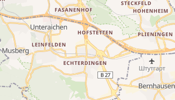 Лайнфельден-Эхтердинген - детальная карта