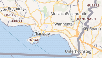 Линдау - детальная карта