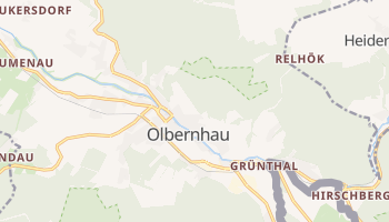 Ольбернхау - детальная карта