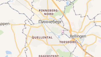 Пиннеберг - детальная карта