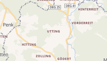 Уттинг-ам-Аммерзее - детальная карта