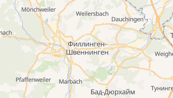 Филлинген-Швеннинген - детальная карта