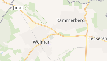 Веймар - детальная карта