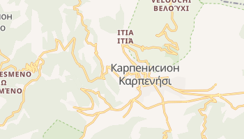 Карпенисион - детальная карта