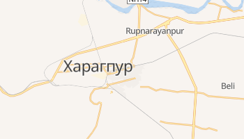 Харагпур - детальная карта