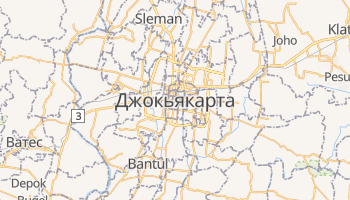 Джокьякарта - детальная карта