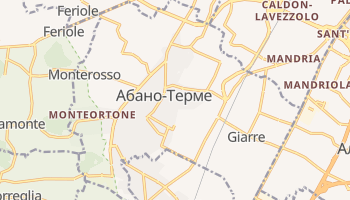 Абано-Терме - детальная карта