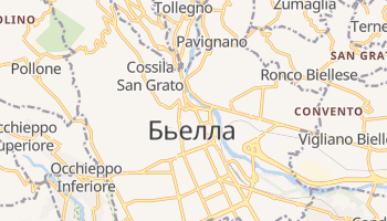 Бьелла - детальная карта