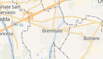Брембате - детальная карта