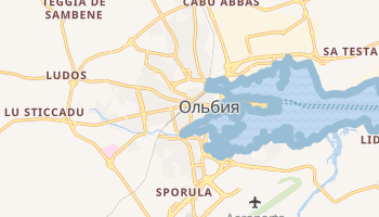 Ольбия - детальная карта