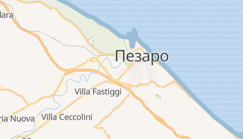 Пезаро - детальная карта