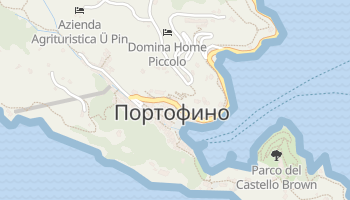 Портофино - детальная карта