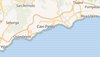 Сан-Ремо - детальная карта