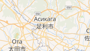 Род Асикага - детальная карта