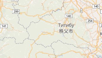 Титибу - детальная карта
