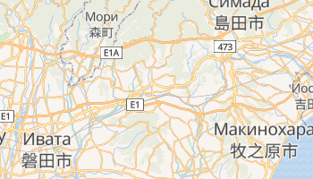 Какэгава - детальная карта