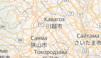 Кавагоэ - детальная карта