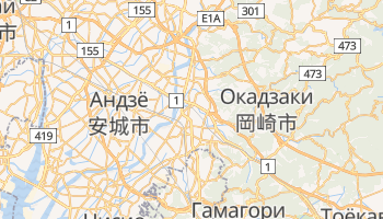 Окадзаки - детальная карта