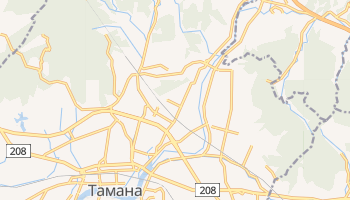 Тамана - детальная карта