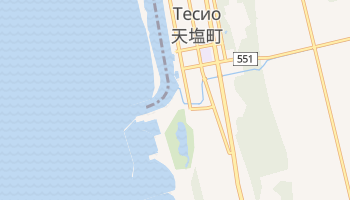 Тесио - детальная карта