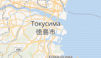Токусима - детальная карта