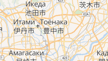 Тоёнака - детальная карта
