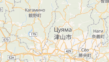 Цуяма - детальная карта