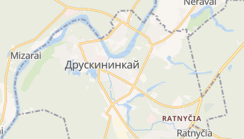 Друскининкай - детальная карта