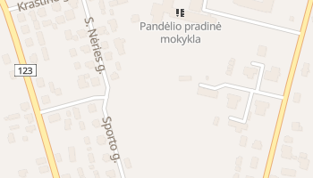 Панделис - детальная карта