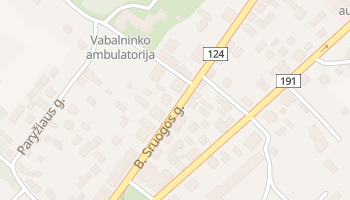Вабальнинкас - детальная карта