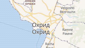 Охрид - детальная карта