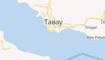 Тавау - детальная карта