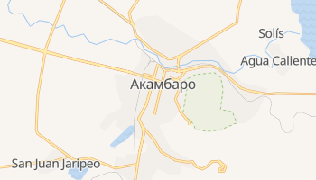 Акамбаро - детальная карта