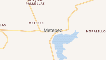 Метепек - детальная карта