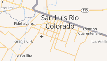 Сан-Луис-Рио-Колорадо - детальная карта