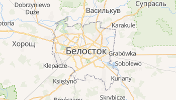 Белосток - детальная карта