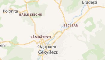 Одорхею-Секуеск - детальная карта