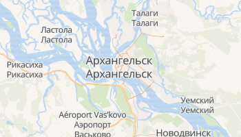 Архангельск - детальная карта