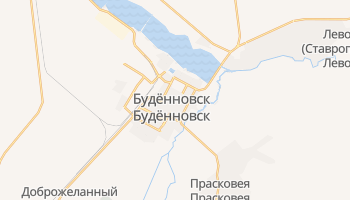 Будённовск - детальная карта